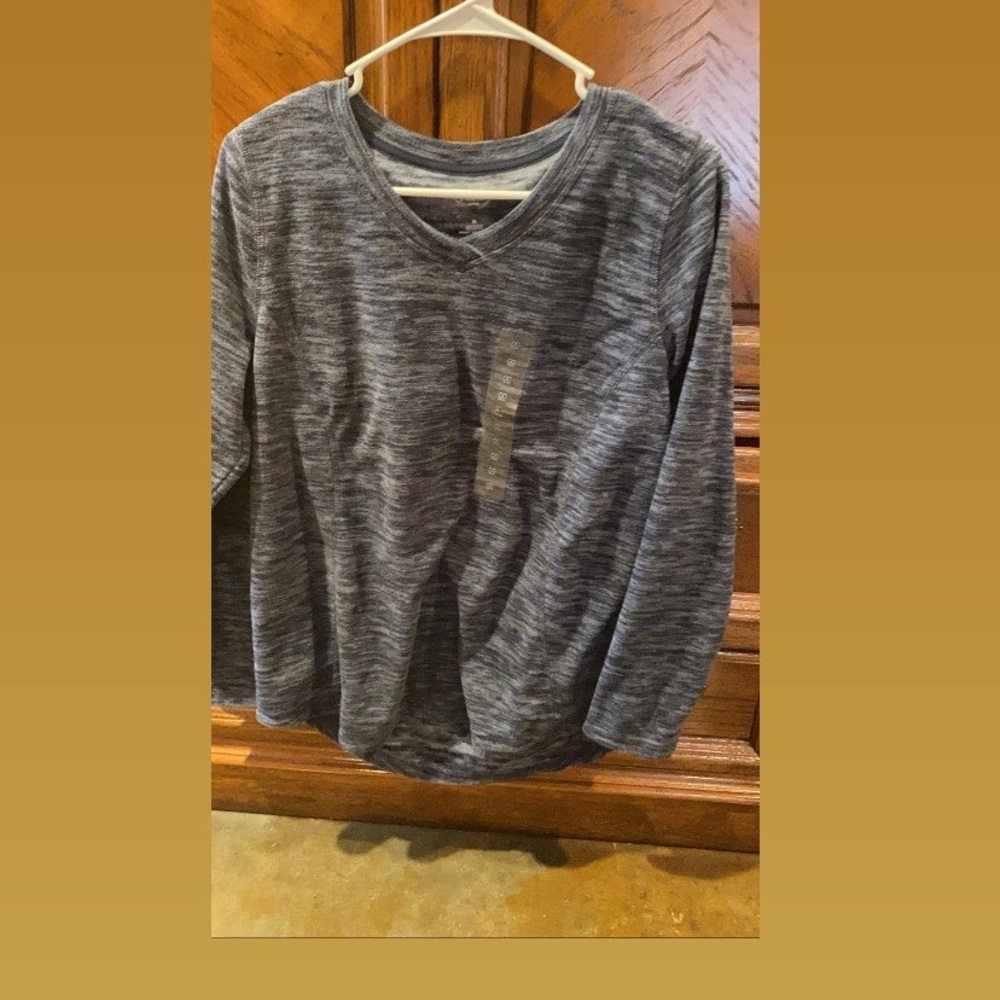 Blue fleece shirt